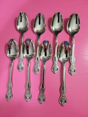 Heritage Mint Ltd. Royal Alister Stainless Teaspoons Set Of 8 (1663)
